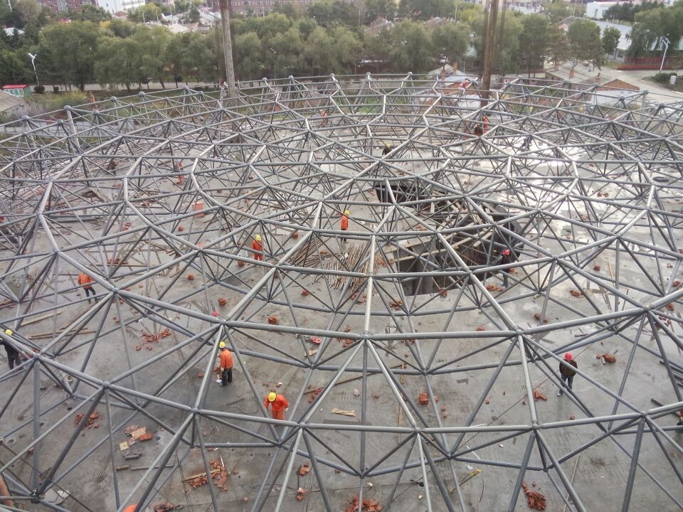 梅河口全民健身中心网架