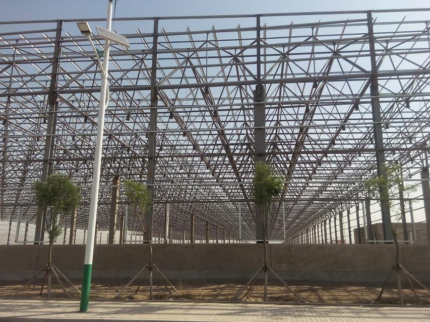 梅河口汽车工业厂房网架