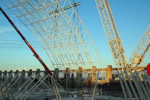 梅河口大门网架工程